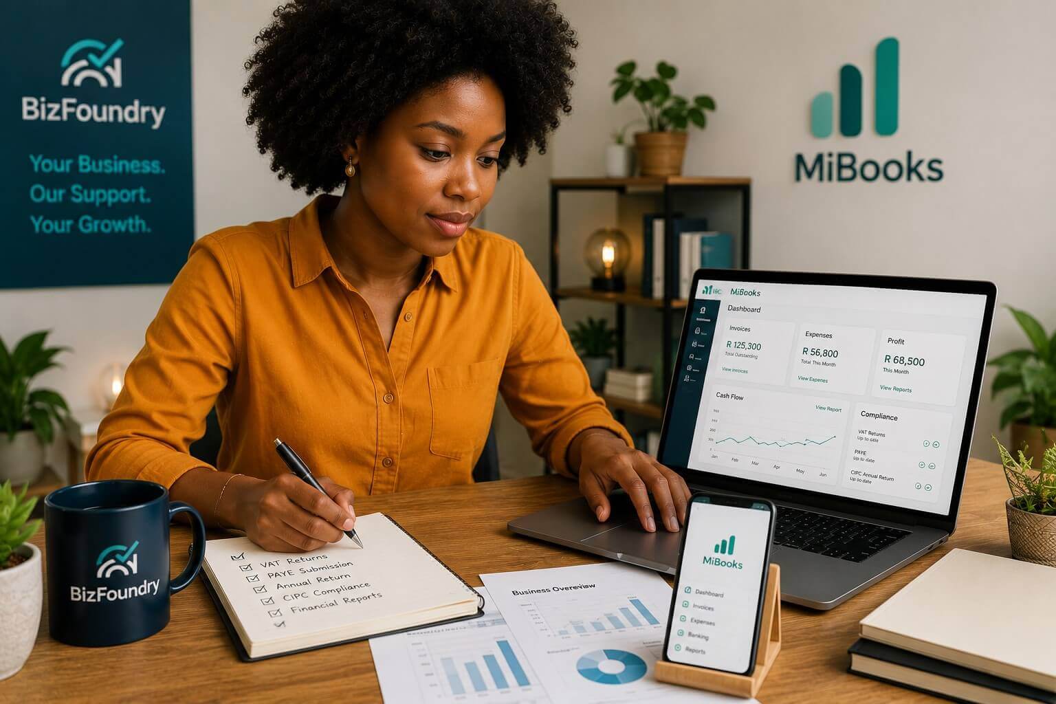 How BizFoundry and MiBooks Help SMEs Stay Compliant and Growing