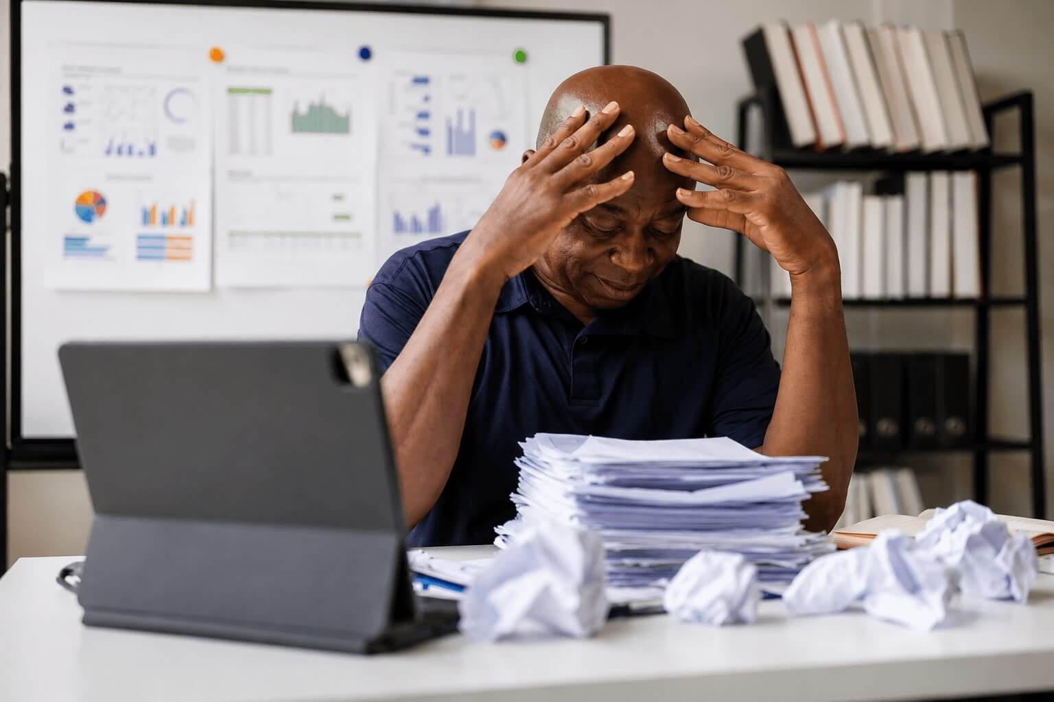 small business burnout with admin work