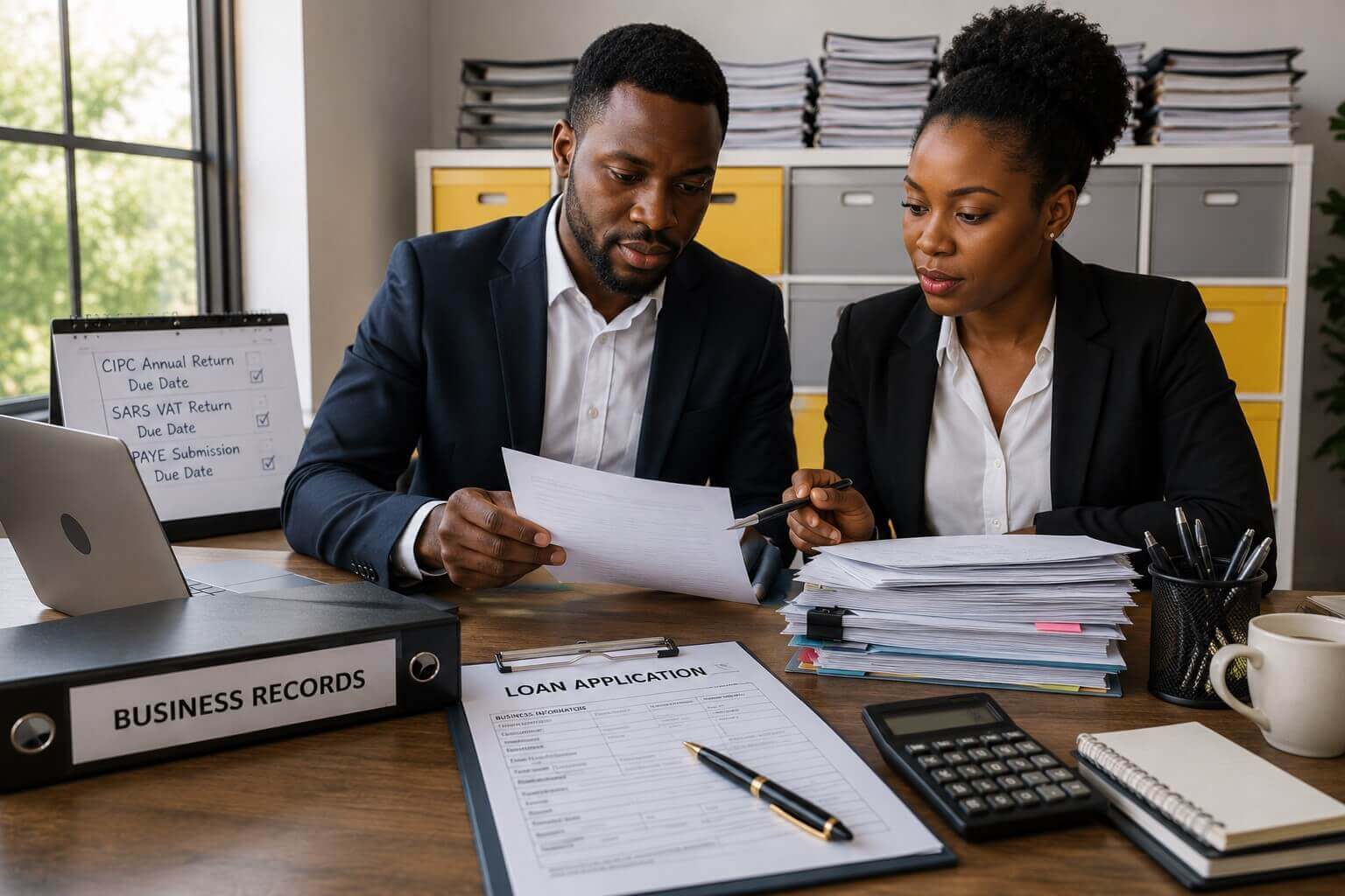 How to KeepBusiness Records Ready for a Loan  in South Africa