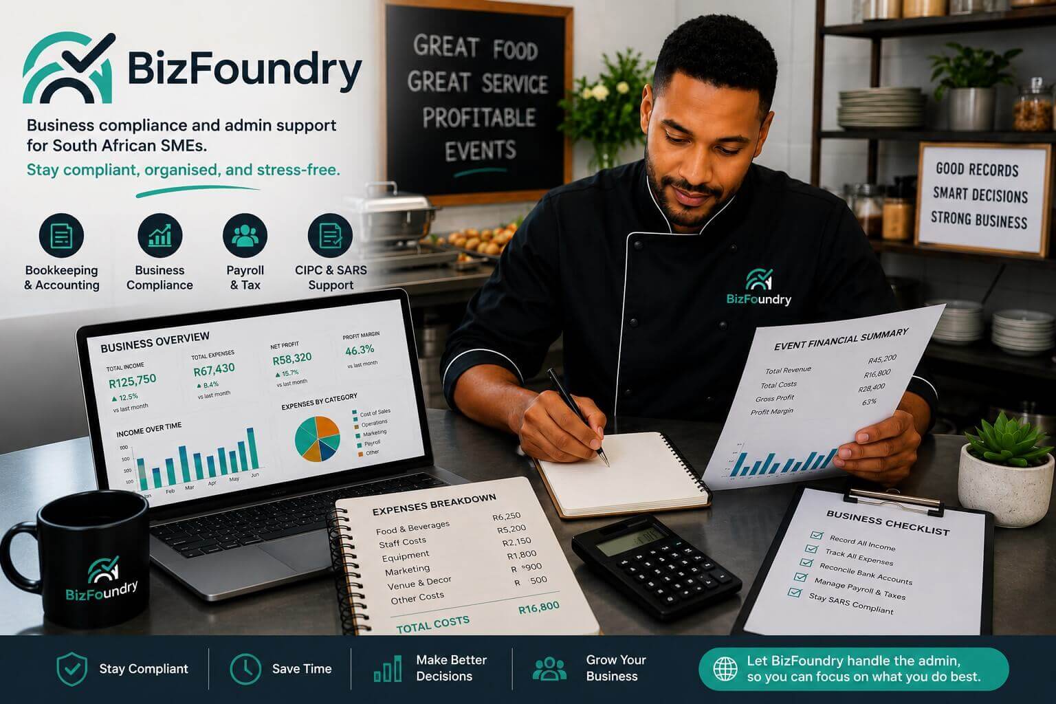 How a Catering Business Tracked Profitable Events